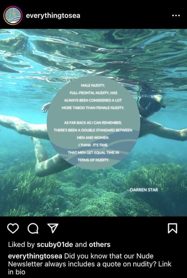 On Social Media, Sex Sells, Nudism Doesn’t - Everything To Sea